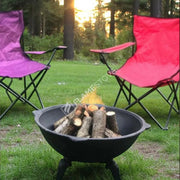 FRS-601 Fire Pit Döküm Ateş Çukuru: 65cm Çap, 10mm Kalın, Yüksek Isı Dayanımı