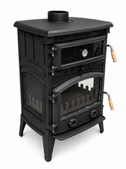 FRS-071YK Fire Stove Fırınlı Döküm Soba Sirius Midi Yan Kapaklı