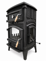 FRS-071YK Fire Stove Fırınlı Döküm Soba Sirius Midi Yan Kapaklı