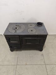 FRS-315 - 40'lık Döküm Kuzine Soba | Mat Siyah | Emaye