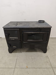 FRS-315 - 40'lık Döküm Kuzine Soba | Mat Siyah | Emaye