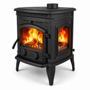 FRS-015 Fire Stove Sirius Ultra 4 Döküm Soba: Yüksek Verimli, Estetik, Schott Robax Camlı FRS-015