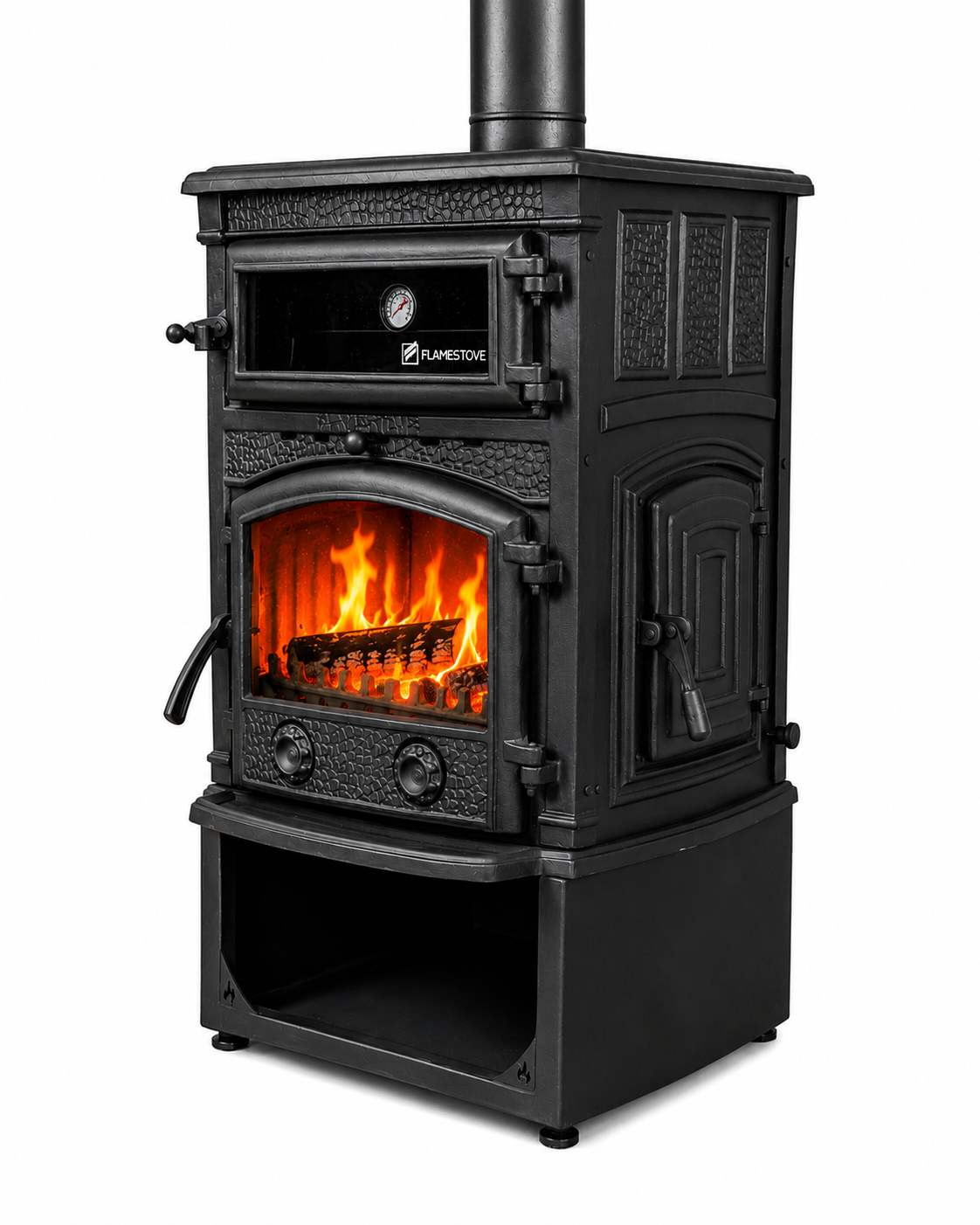 FRS-013YKST Fire Stove Sirius Mega YK Style Fırınlı Döküm Soba