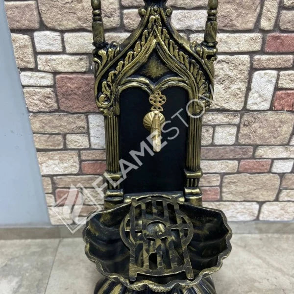 Fire Stove FRS-905 Altın Midye Alüminyum Bahçe Çeşmesi: Lüks Dış Mekan Estetiği