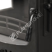 Fire Stove Lodi Üç Camlı Yan Yüklemeli Şömine Soba, Yüksek Verimli Odun/Kömür Sobası