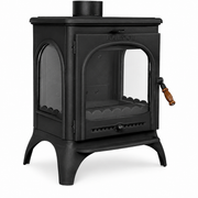 FRS-022 Fire Stove Modena Lux 3 Camlı Döküm Soba: Yüksek Verimli, Kül Boşaltmalı FRS-022