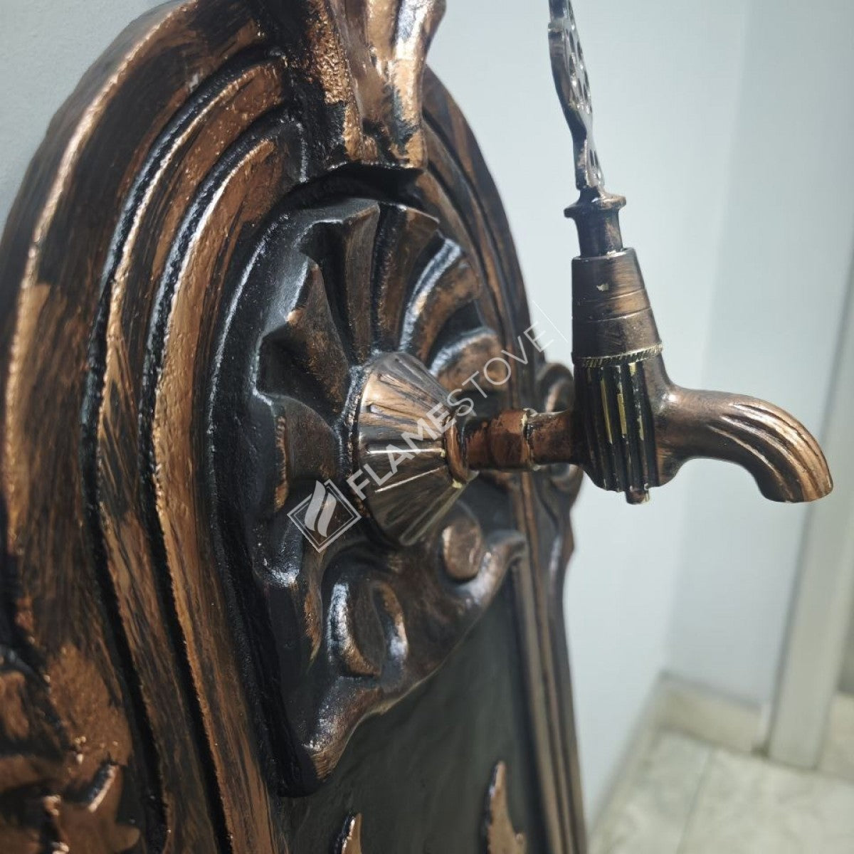FRS-902 Fire Stove Bakır Desenli Alüminyum Bahçe Çeşmesi