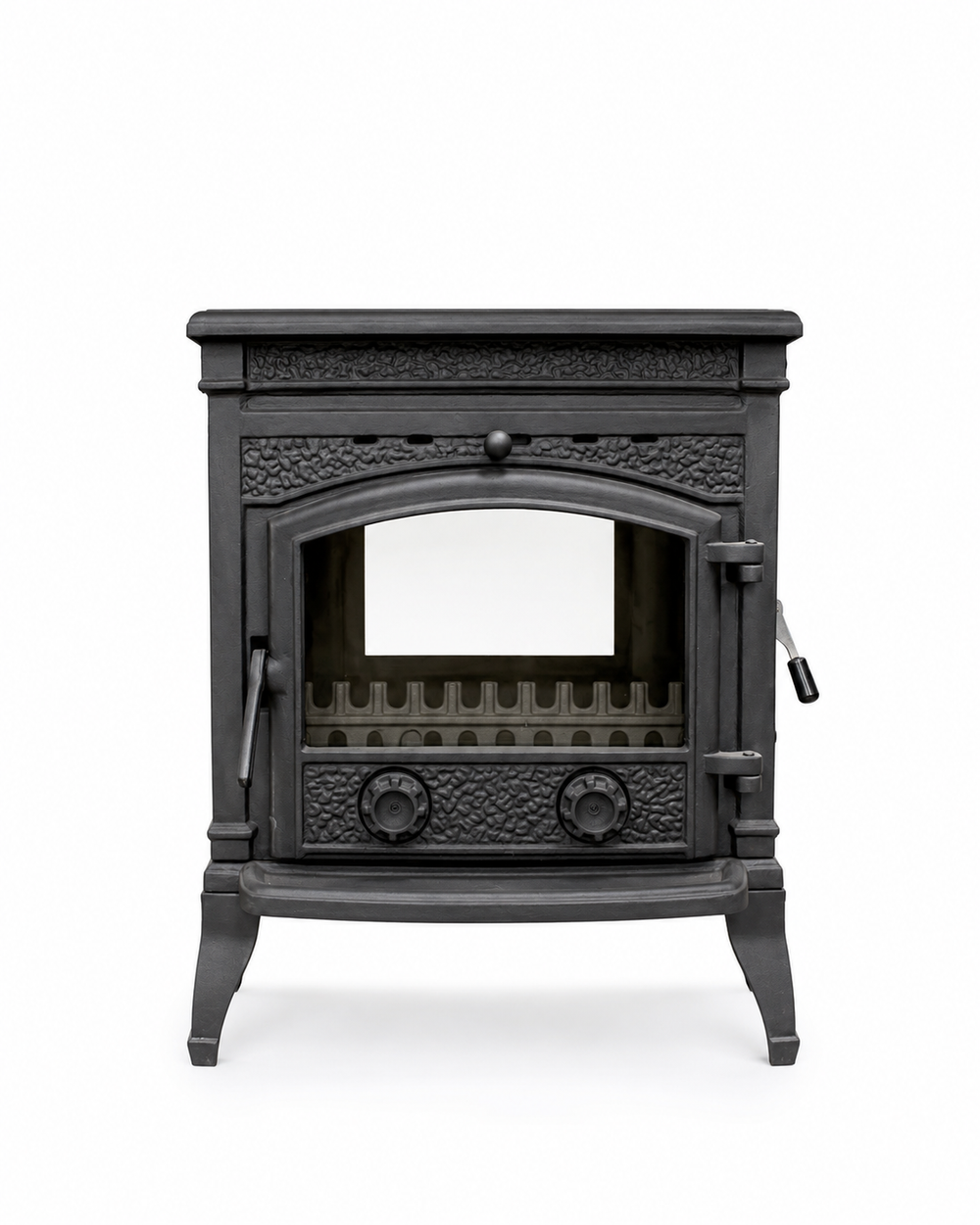 FRS-015YK Fire Stove Sirius Ultra 4 Yan Kapak Döküm Soba: Yüksek Verimli Pik Döküm, Schott Robax Cam FRS-015YK