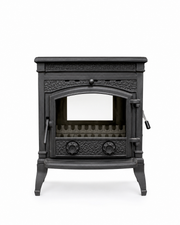 FRS-015YK Fire Stove Sirius Ultra 4 Yan Kapak Döküm Soba: Yüksek Verimli Pik Döküm, Schott Robax Cam FRS-015YK