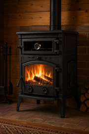 FRS-013YK Fire Stove Sirius Mega Fırınlı Döküm Soba