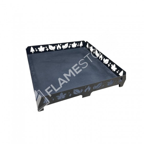 FRS-104Y Fire Stove Premium Lazer Kesim Çelik Soba Altlığı