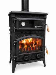 FRS-071YK Fire Stove Fırınlı Döküm Soba Sirius Midi Yan Kapaklı