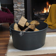 Fire Stove FRS-1353 Mat Siyah Metal Odun Kovası Şömine Aksesuarı