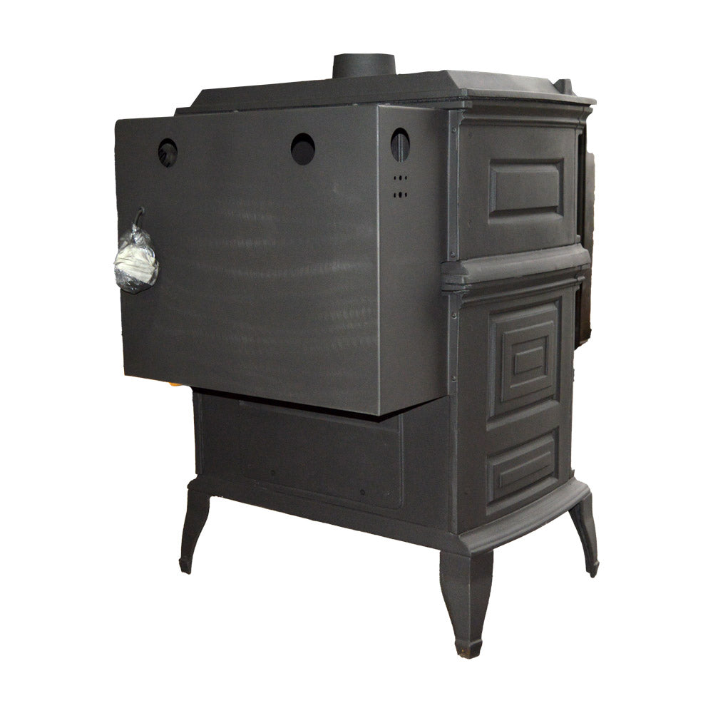 FRS-033SS Fire Stove Döküm Sulu Isıtma Sobası 33 kW Altara Premium Çift Yanma