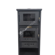 Üçlü Set Çelik Soba Ateş Tuğlalı Fırınlı Odunluklu Maşa Takımılı Set