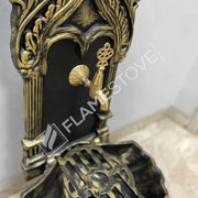 Fire Stove FRS-905 Altın Midye Alüminyum Bahçe Çeşmesi: Lüks Dış Mekan Estetiği