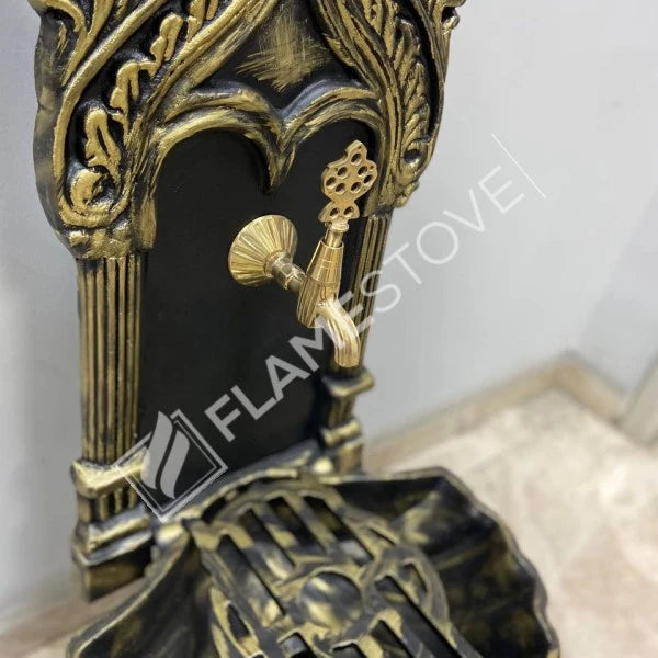 Fire Stove FRS-905 Altın Midye Alüminyum Bahçe Çeşmesi: Lüks Dış Mekan Estetiği