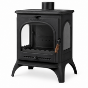 FRS-022 Fire Stove Modena Lux 3 Camlı Döküm Soba: Yüksek Verimli, Kül Boşaltmalı FRS-022