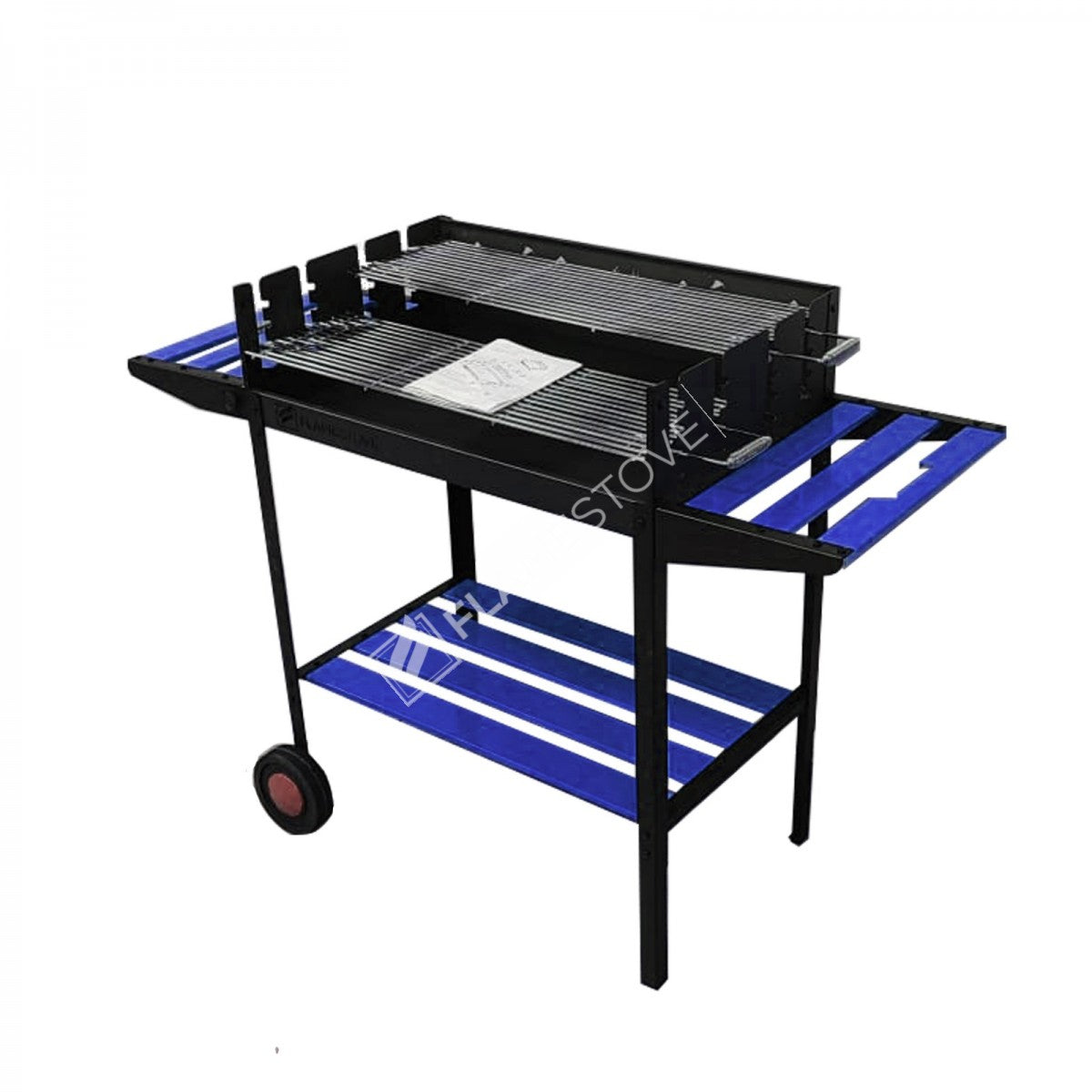 FRS-504M Fire Stove Lüks Tekerlekli Emaye Kaplı Bahçe Mangalı