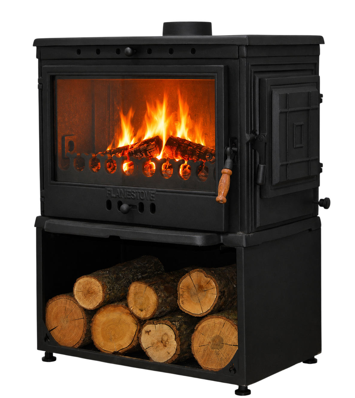 FRS-041YKST Fire Stove Retro 10kW Yüksek Verimli Döküm Soba