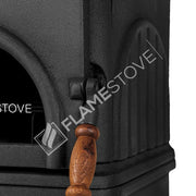 Modena Lux Oven Fırınlı Döküm Soba: Yüksek Verimli, 3 Camlı, Schott Robax