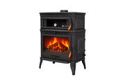 FRS-044YK Fire Stove Retro Fırınlı Döküm Soba, Odun Kömür Sobası, Termostatlı, 13 kW