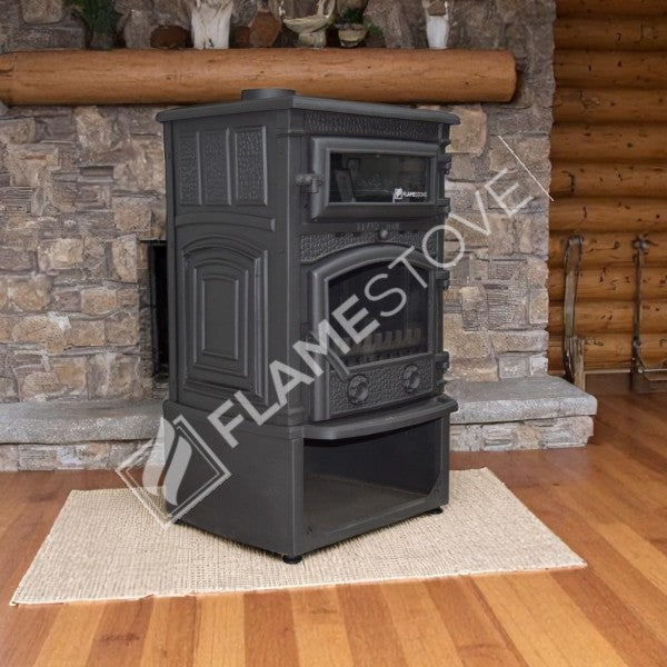 Fire Stove FRS-13ST Sirius Maxi Fırınlı Döküm Soba, 15 kW Güç, Yüksek Verimli Isıtma