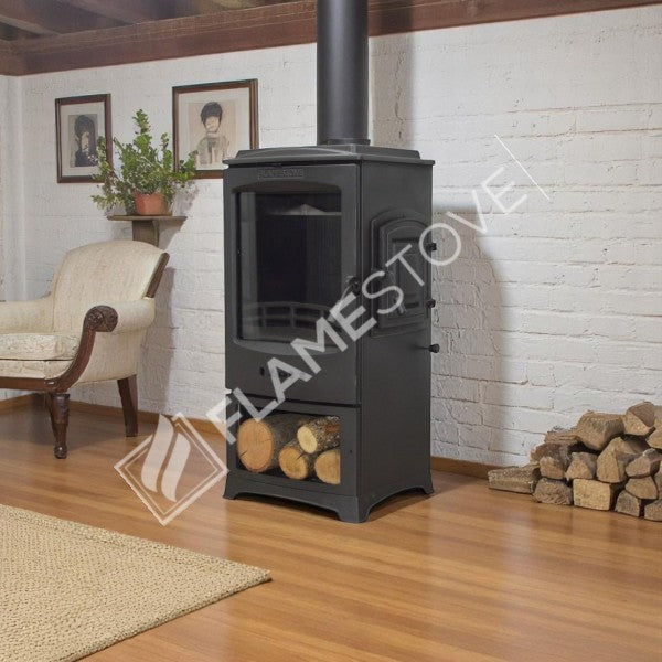 FRS-205YK Fire Stove Lodi Şömine Soba: Yan Yüklemeli, Odunluklu, A Sınıfı, Çift Yanmalı
