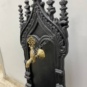 FRS-906 Fire Stove Mat Siyah Midye Alüminyum Bahçe Çeşmesi