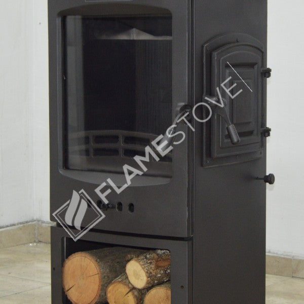 FRS-205YK Fire Stove Lodi Şömine Soba: Yan Yüklemeli, Odunluklu, A Sınıfı, Çift Yanmalı