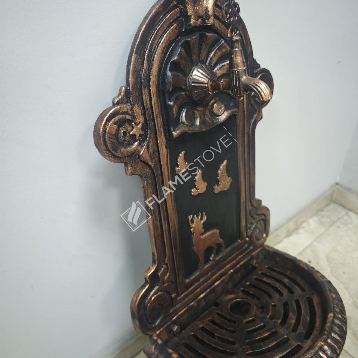 FRS-902 Fire Stove Bakır Desenli Alüminyum Bahçe Çeşmesi