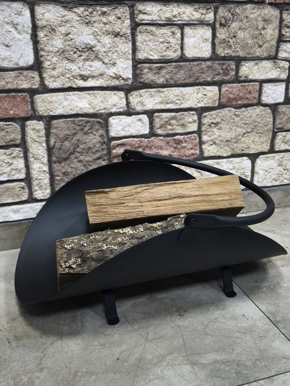 FRS-97028 FIRE STOVE BORU KULPLU OVAL ODUN KOVASI