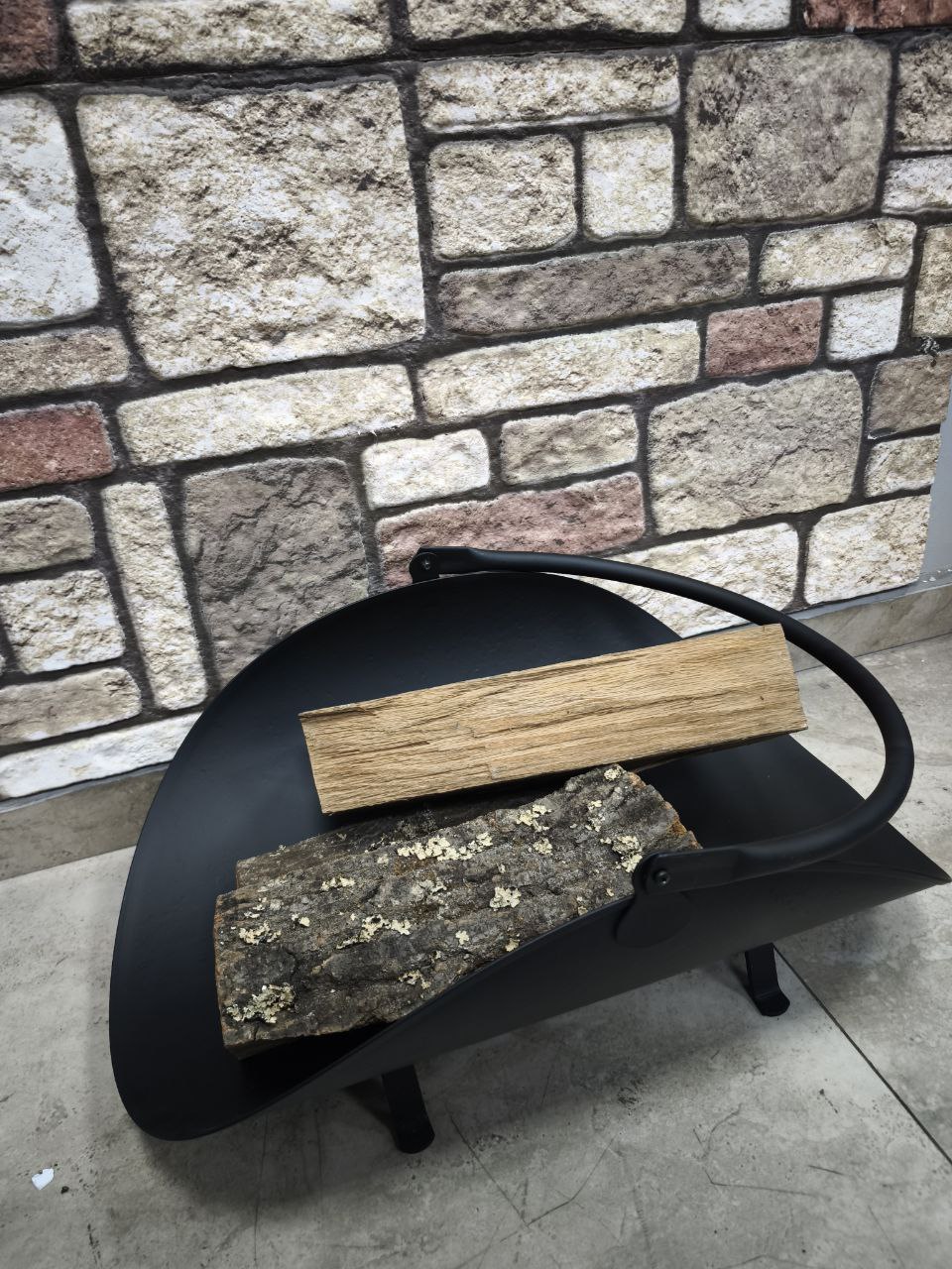 FRS-97028 FIRE STOVE BORU KULPLU OVAL ODUN KOVASI