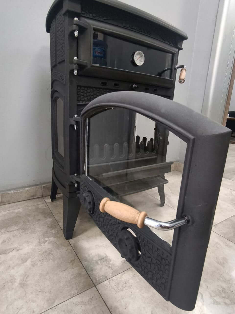  Fırınlı Döküm Soba Sirius Midi Yan Kapaklı –FRS 71YK