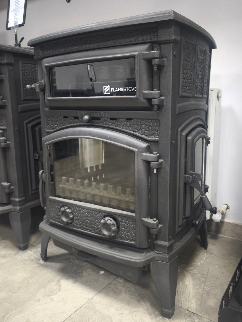 FireStove Retro Lux Dik Fırınlı Alttan Küllüklü Döküm Soba