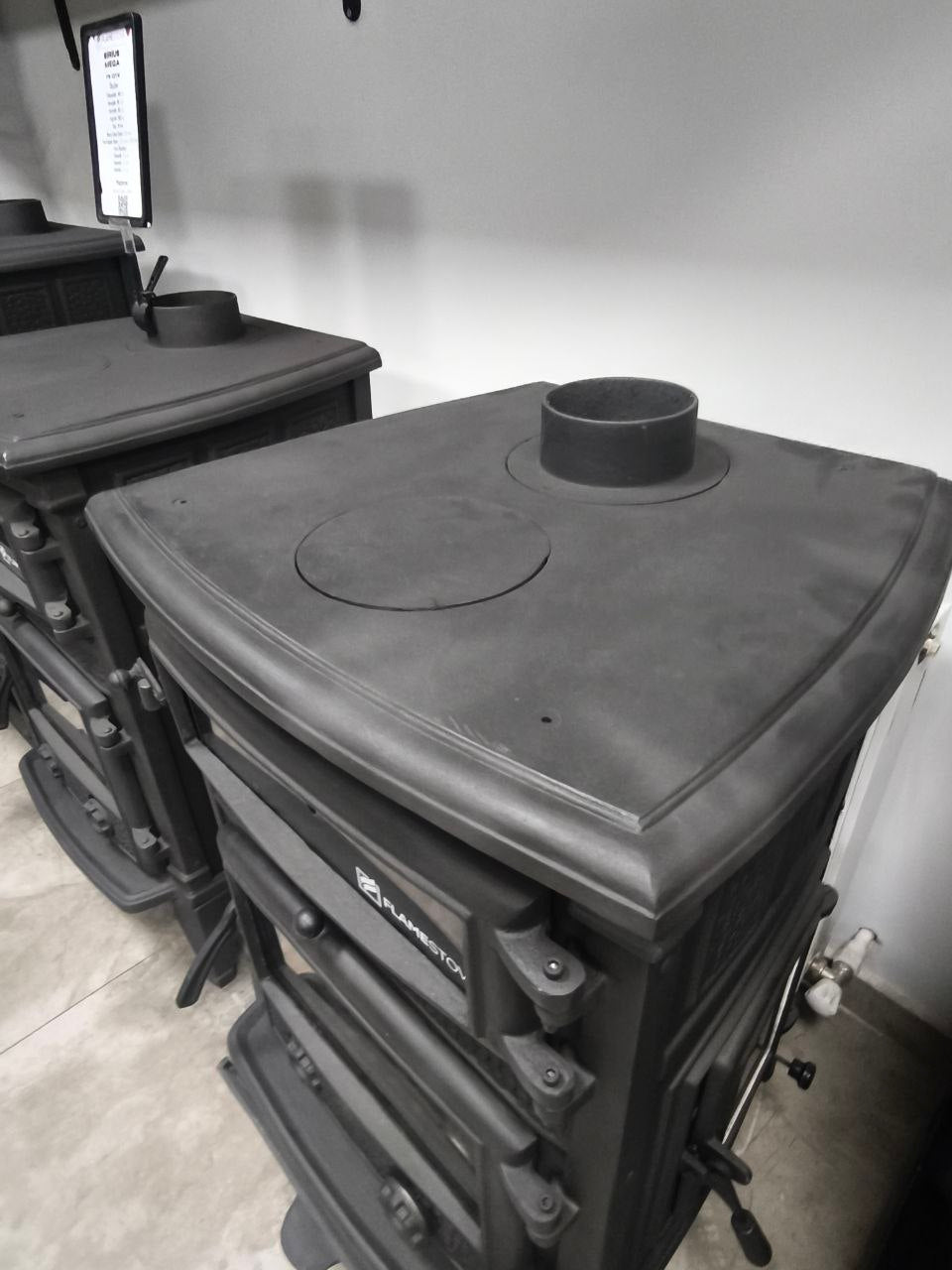 FireStove Retro Lux Dik Fırınlı Alttan Küllüklü Döküm Soba