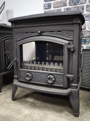 FRS-015 Fire Stove Sirius Ultra 4 Döküm Soba: Yüksek Verimli, Estetik, Schott Robax Camlı FRS-015