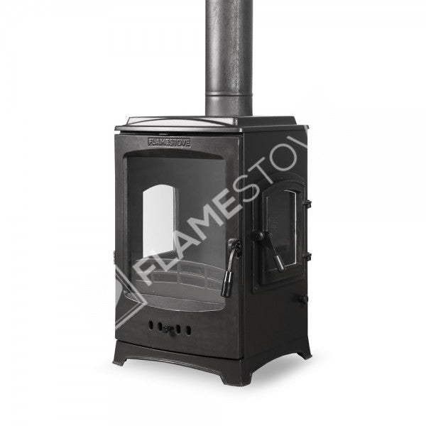 FRS-202YK Fire Stove  Lodi Üç Camlı Yan Yüklemeli Şömine Soba