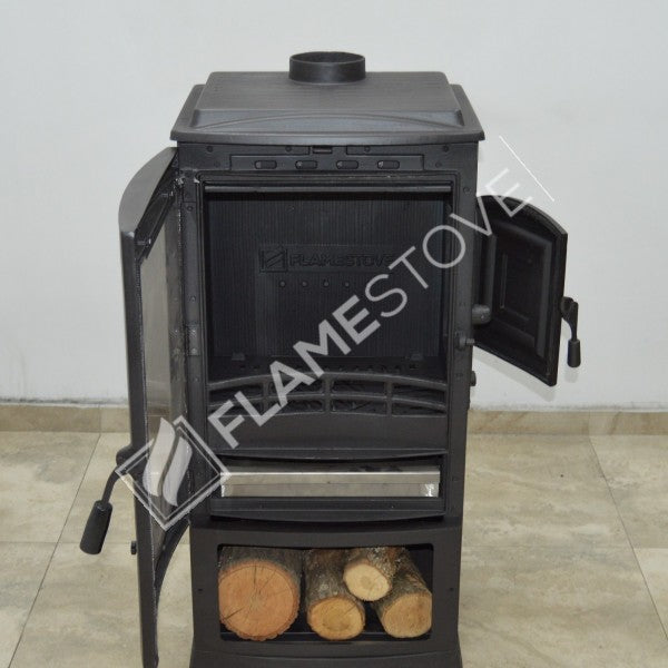 FRS-205YK Fire Stove Lodi Şömine Soba: Yan Yüklemeli, Odunluklu, A Sınıfı, Çift Yanmalı