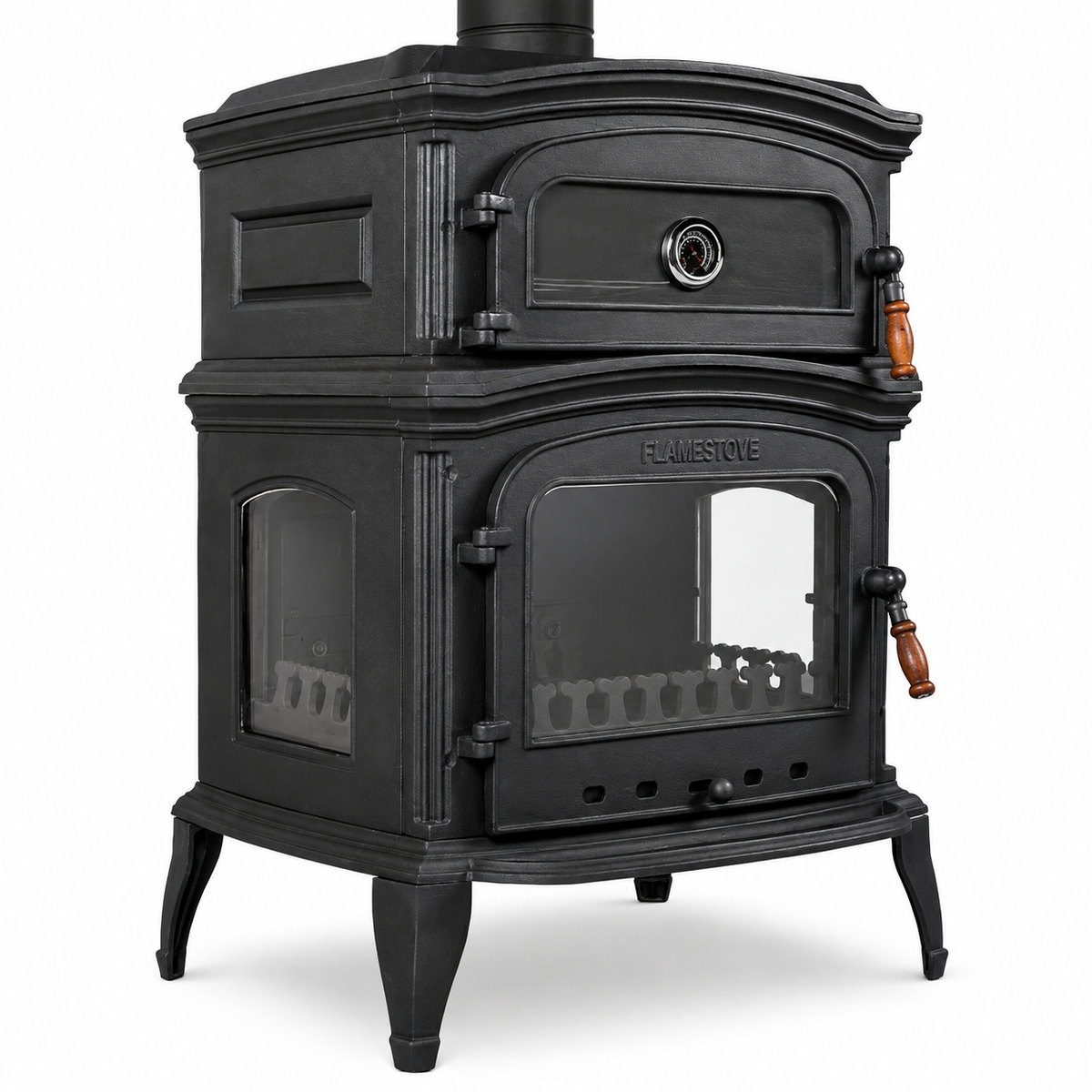 FRS-034YK Fire Stove ALTARA LÜX PREMİUM YK Döküm Soba | Fırınlı ve Çift Yanmalı