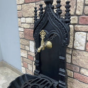 Fire Stove FRS-906 Mat Siyah Midye Alüminyum Bahçe Çeşmesi: Modern, Şık, Dayanıklı