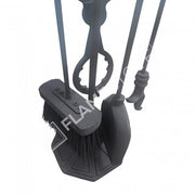 FRS-103Ö Fire Stove Ördek Başlı 4'lü Pik Döküm Maşa Takımı: Şömine ve Barbekü İçin Ergonomik Set
