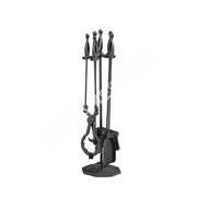 FRS-103D Fire Stove Üstün Pik Döküm Dünya Başlı 4 Parça Soba Maşa Takımı