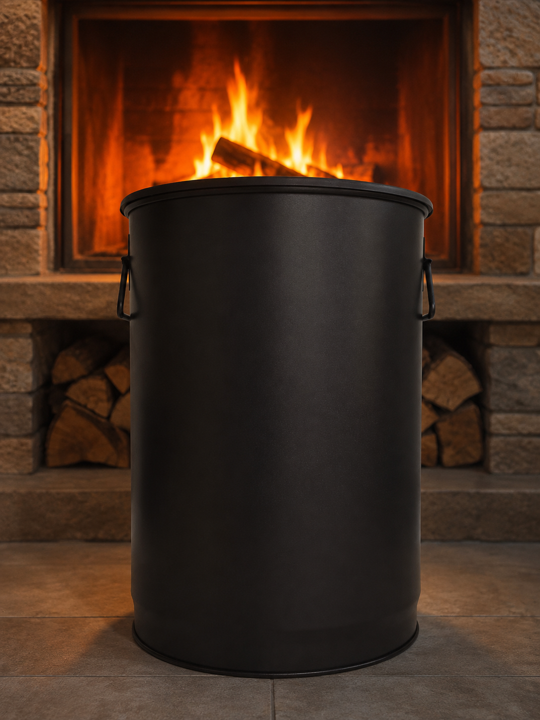 FRS-282540 FIRE STOVE UZUN ÇİFT KULPLU ODUN KOVASI