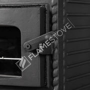Major Lux 3 Camlı Pik Döküm Fırınlı Soba: Yüksek Verimli Odun Kömür Isıtıcı