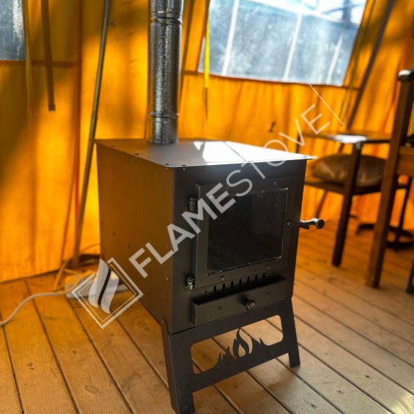 Çok Yönlü Kamp Sobası ve Döküm Mangal Seti FRS-405 FRS-056 Taşınabilir Isıtma Yemek Pişirme Çözümü