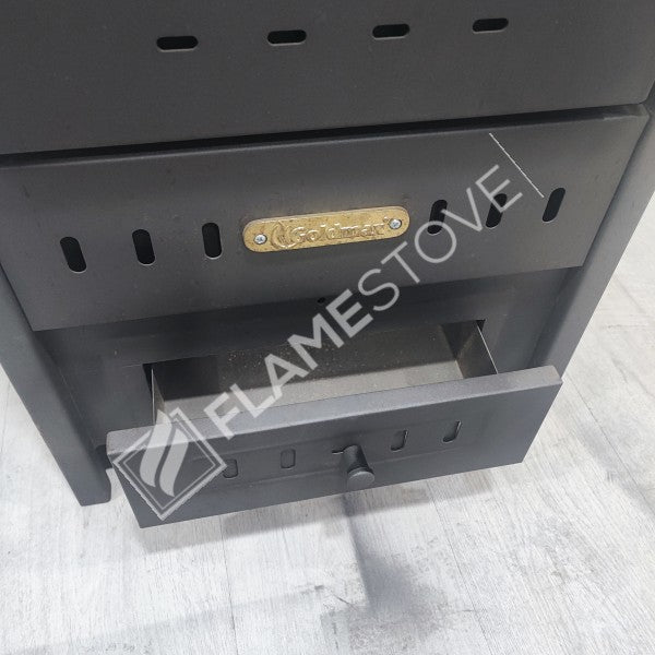 Fire Stove S3 Çelik Dış Yüzey Ateş Tuğlalı Fırınlı Soba, Maşa ve Odunluk