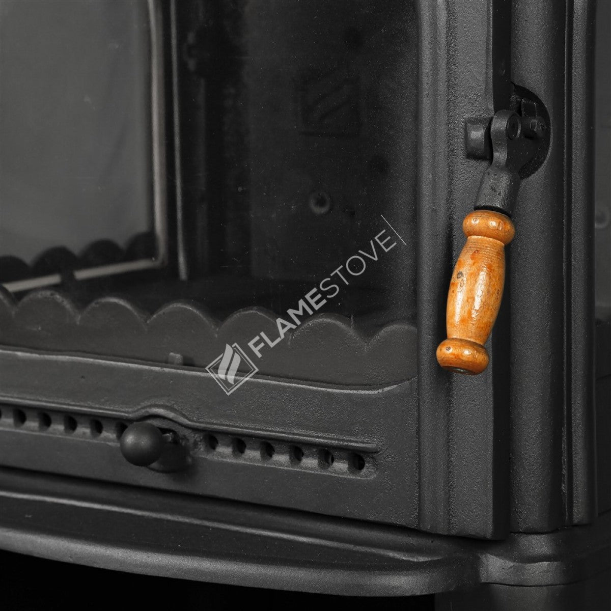 Modena Lux Stil 3 Camlı Yüksek Verimli Odun Kömür Döküm Soba
