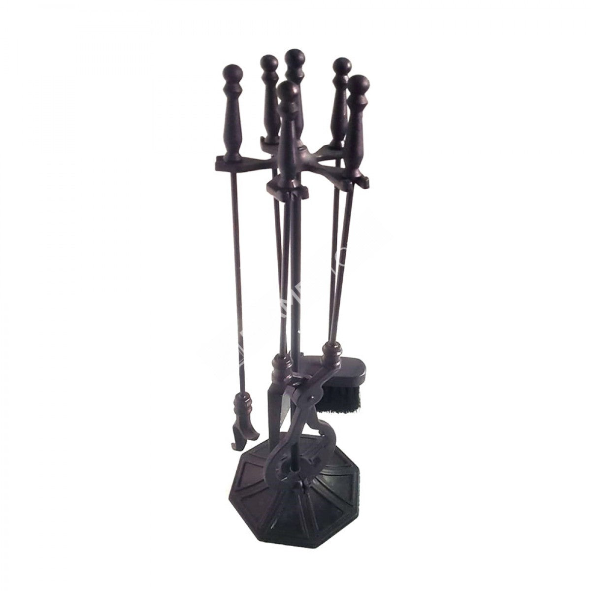 FRS-103Y Fire Stove Yuvarlak Başlı Ergonomik Pik Döküm Soba Maşa Takımı 4'lü Set