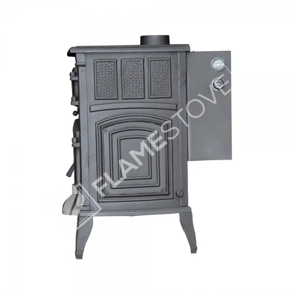 FRS-013SS Fire Stove Sirius Mega Sulu Sistem Döküm Soba, Yüksek Verimli Çift Yanmalı Odun Kömür